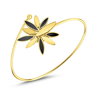 Фото Золотий браслет Francelli з оніксом (арт. 326818жо)