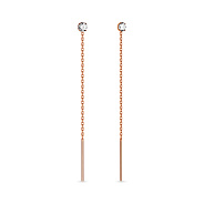 Золоті сережки-ланцюжки (арт. 110825)