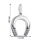 Серебряный кулон Подкова (арт. 7503/П2Ф/1067) – изображение 2