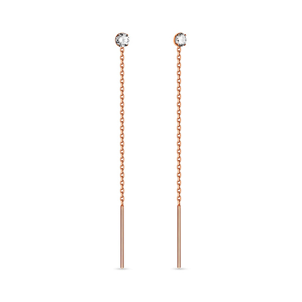 Золоті сережки-ланцюжки (арт. 110825) – зображення 1