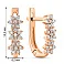 Золоті сережки з діамантами  (арт. С011218030) – зображення 3