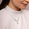 Колье из белого золота Сердце (арт. 353018б) – изображение 3