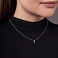 Золотая подвеска с бриллиантом (арт. П011164010б) – изображение 2
