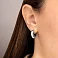 Серьги из белого золота Francelli (арт. е1091763/15б) – изображение 2
