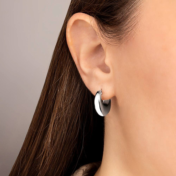 Серьги из белого золота Francelli (арт. е1091763/15б) – изображение 2