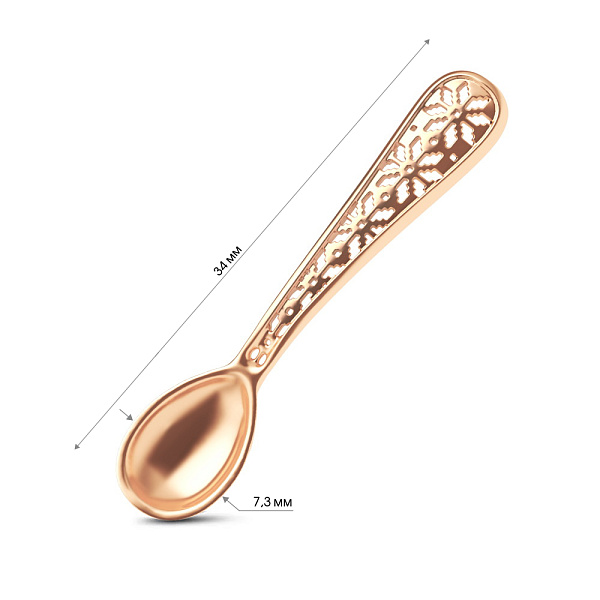 Золотая ложка-загребушка Вышиванка (арт. 360244) – изображение 2