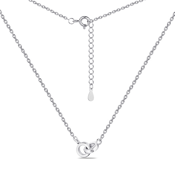 Серебряное колье без камней (арт. 7507/1883) – изображение 2