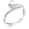 Серебряное кольцо "Гвоздик" с фианитами (арт. 7501/5272) – изображение 2