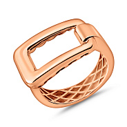 Массивное кольцо из красного золота (арт. 141328)