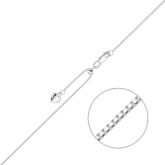 Цепочка из белого золота плетения Венецианское (арт. ц304603бз)