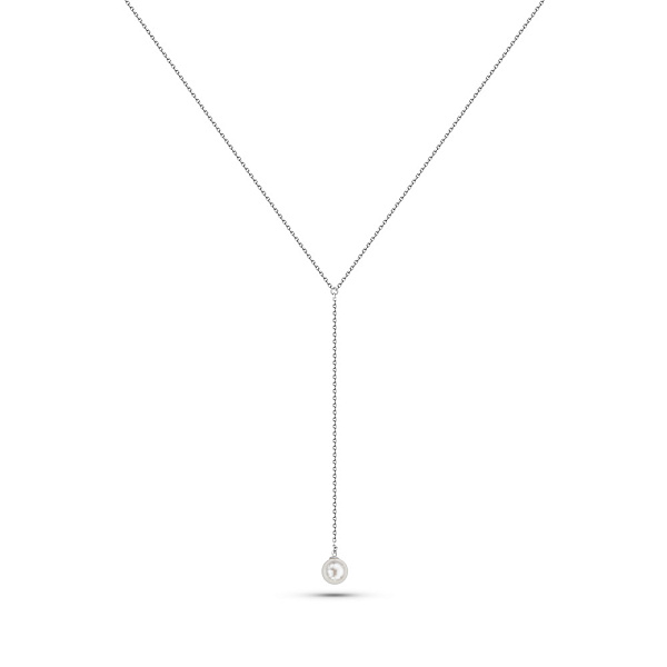 Кольє зі срібла з перлиною (арт. 7507/2159223-1жб) – зображення 1