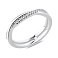 Серебряное кольцо с дорожкой из фианитов (арт. 7501/8300) – изображение 1