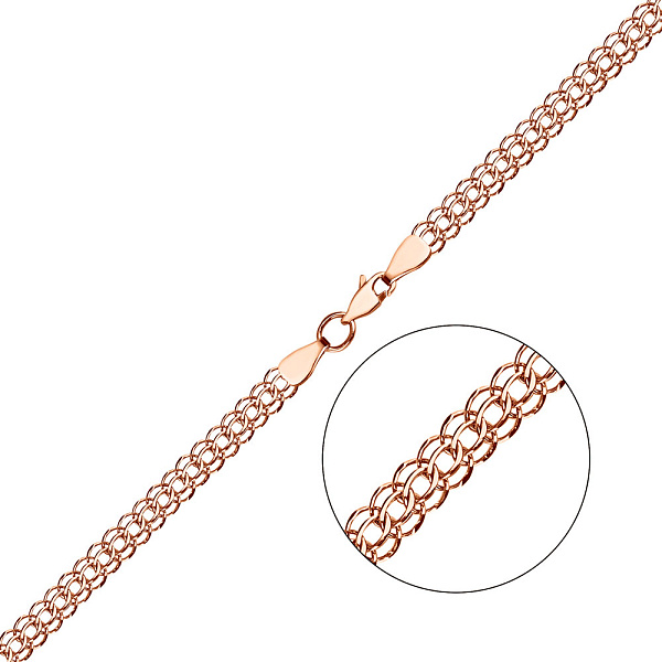 Золотая цепочка плетения Питон (арт. ц305635) – изображение 1