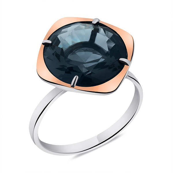 Серебряное кольцо с танзанитом (арт. 7201/590Тзнскп) – изображение 1