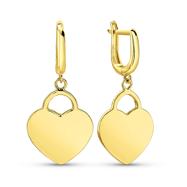 Золотые серьги с подвесками (арт. 105892ж) – изображение 1