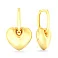 Золоті сережки Сердечка (арт. 1101223ж) – зображення 1