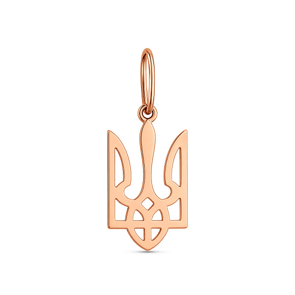 Золотая подвеска Трезубец (арт. 440579) – изображение 1