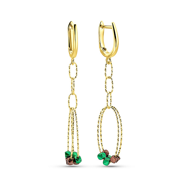 Золотые серьги Francelli (арт. 1091239жзкр) – изображение 1