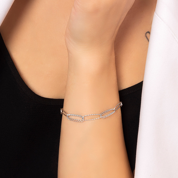 Браслет Francelli из белого золота (арт. 326297б) – изображение 3