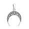 Серебряная подвеска Лунница с чернением (арт. 7903/3270-ч) – изображение 1