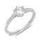 Серебряное кольцо с фианитами (арт. 7501/8080) – изображение 1