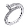 Серебряное кольцо с фианитами (арт. 7501/6448) – изображение 1