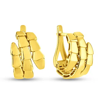 Сережки з жовтого золота (арт. 1091348ж)