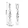 Сережки з білого золота (арт. 101857б) – зображення 2