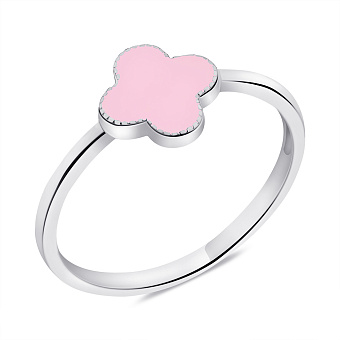 Фото Каблучка зі срібла Конюшина (арт. 7501/3731/8ер)