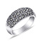 Серебряное кольцо с марказитами (арт. 7401/084мкр) – изображение 1