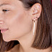 Золотые серьги без камней (арт. 109297/10) – изображение 4