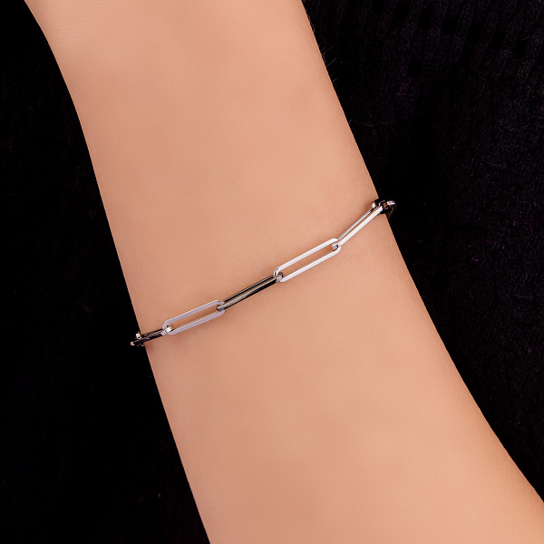 Золотой браслет Francelli с черным родированием (арт. 326445бч) – изображение 2