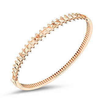 Жорсткий браслет з червоного золота (арт. 326842)