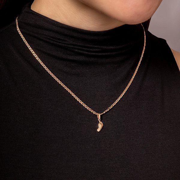 Золотая подвеска Ножка младенца (арт. 440360) – изображение 2