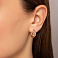 Серьги золотые Змея (арт. 1091696/20) – изображение 2