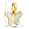 Золотая подвеска Бабочка (арт. 440412ж) – изображение 2