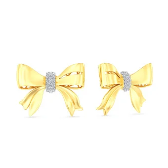 Пусети з жовтого золота з діамантами (арт. Т111360020ж)