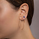 Серьги-кольца из красного золота (арт. 122031/40) – изображение 2