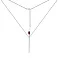 Колье из серебра "Спичка" (арт. 7507/976ак) – изображение 2