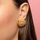 Серьги из желтого золота Francelli (арт. е1091764ж) – изображение 2