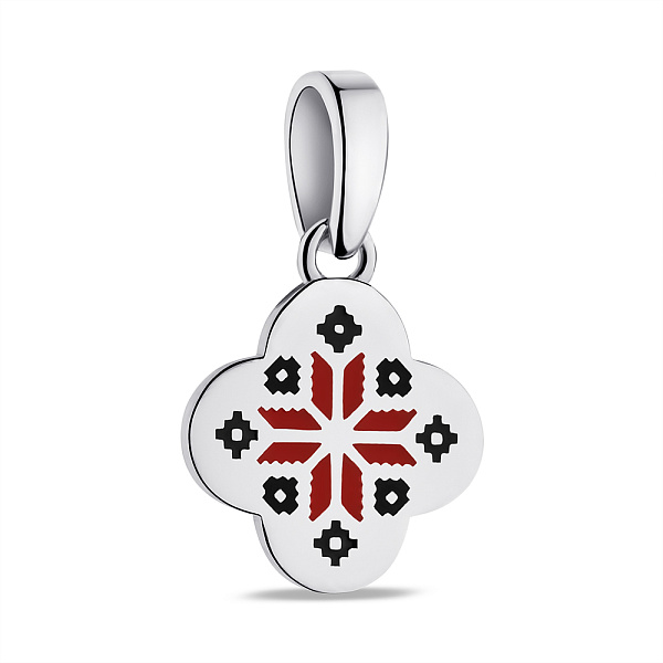 Серебряный подвес с эмалью (арт. 7503/2214екчс) – изображение 1