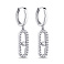 Серьги из серебра с фианитами (арт. 7502/4912) – изображение 1