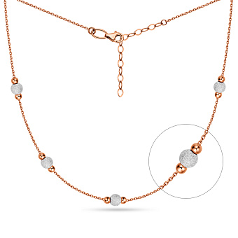 Фото Колье из комбинированного золота (арт. 352297кб)