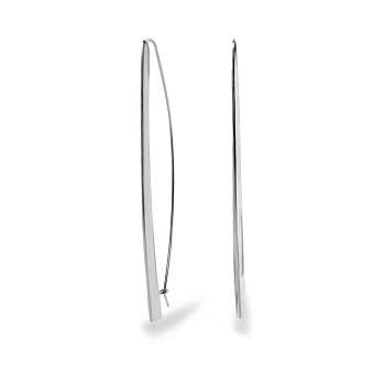 Золотые серьги Francelli из белого золота (арт. 105342б)