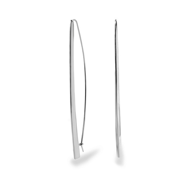 Золотые серьги Francelli из белого золота (арт. 105342б) – изображение 1