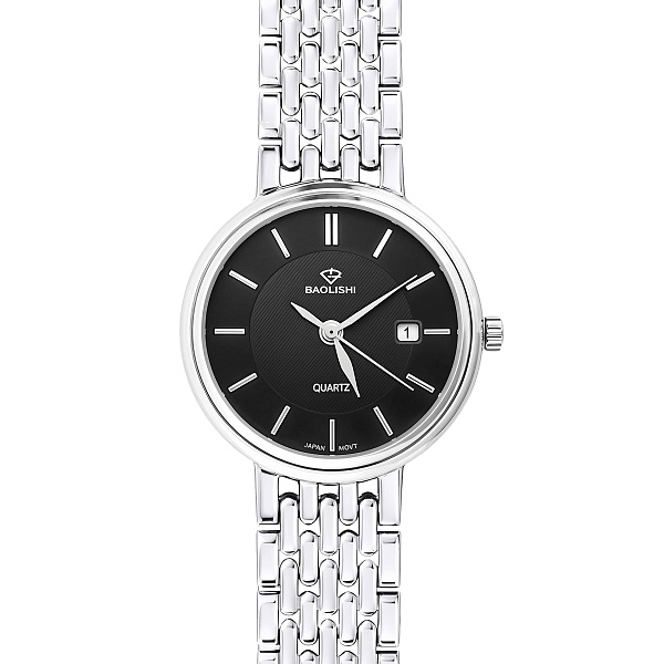 Массивные серебряные часы без камней (арт. 7526/341ч) – изображение 2