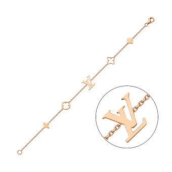 Браслет из красного золота (арт. 324452)