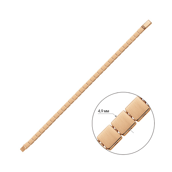 Золотий браслет (арт. 340164м) – зображення 2