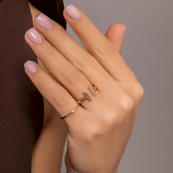 Каблучка з червоного золота (арт. 154282) – зображення 3