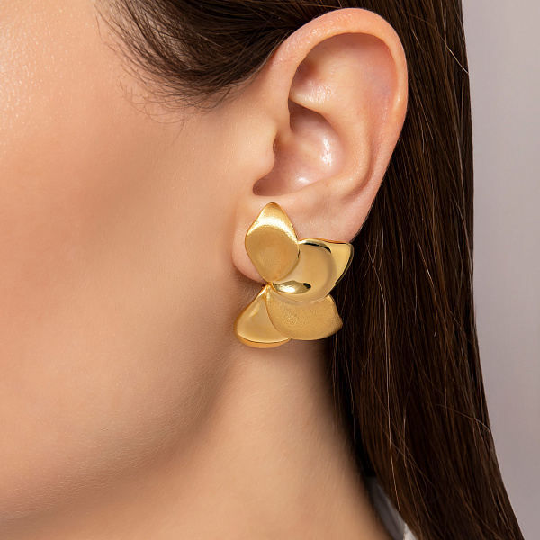 Сережки Francelli з жовтого золота (арт. 1091854/2жм) – зображення 2